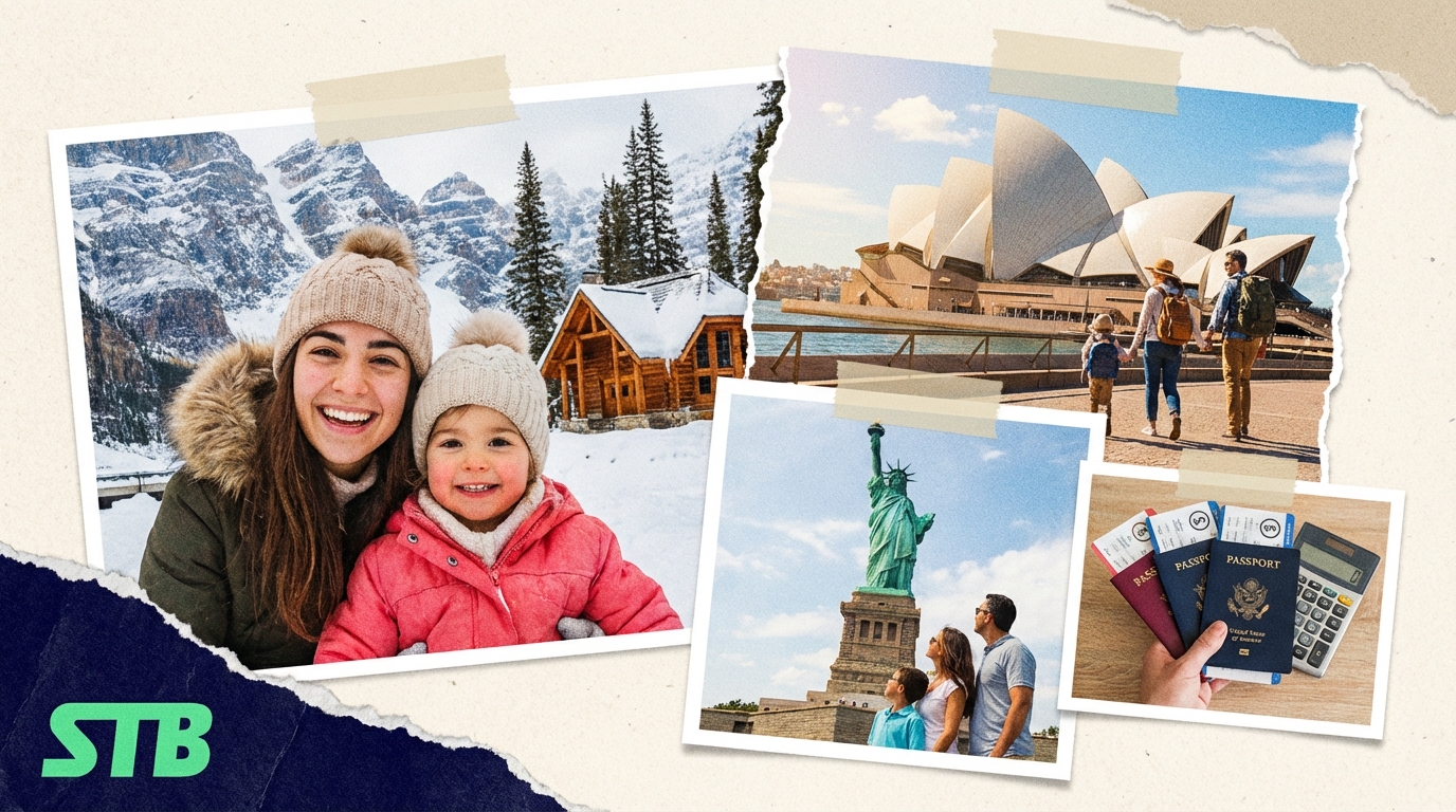 Quanto custa intercâmbio em família com filhos menores