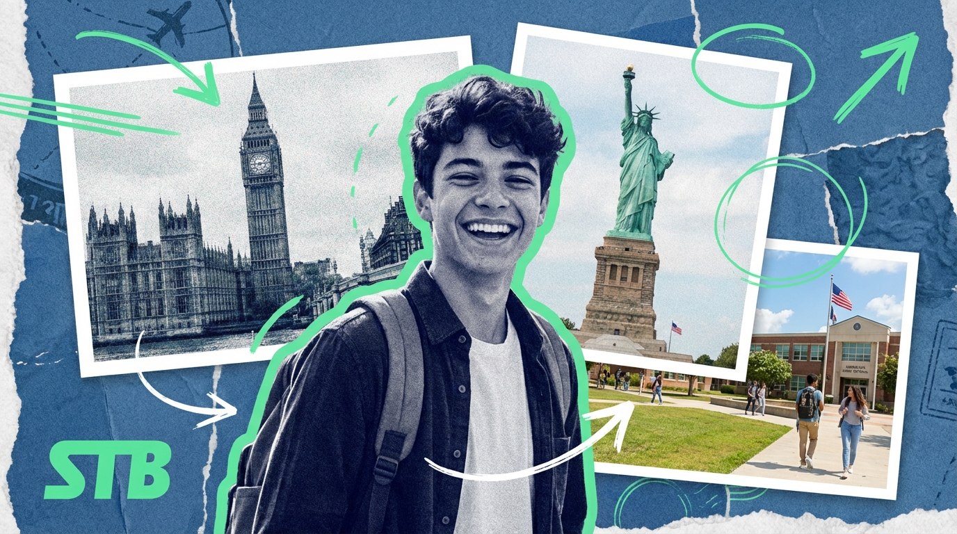 Melhores empresas para ensino médio no exterior