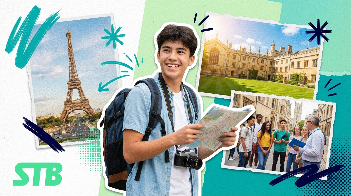 Programas de férias seguros para adolescentes no exterior